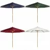 Teak Furniture Umbrella - Swatches - Teak Furniture Umbrella - Swatches