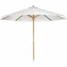 Teak Furniture Umbrella - White - Teak Furniture Umbrella - White