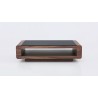 J&M Furniture Tudor Modern Coffee Table in Walnut
