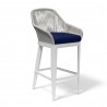 Miami Barstool in Echo Midnight w/ Self Welt - Front Side Angle
