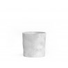 Azzurro Living Tulum 17" Pot In White Rock Concrete