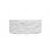 Azzurro Living Tulum Coffee Table In White Rock Concrete - Front