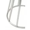 Turino Carrera 54 Round Dining Table Base - Brushed Stainless Steel - Close-up - Turino Carrera 54 Round Dining Table Base - Brushed Stainless Steel - Close-up
