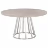 Turino Carrera 54 Round Dining Table Top - Natural Gray - Front - Turino Carrera 54 Round Dining Table Top - Natural Gray - Front