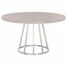 Turino Carrera 54 Round Dining Table Top - Natural Gray - Front - Turino Carrera 54 Round Dining Table Top - Natural Gray - Front