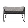 Woodard Turner Love Seat with Optional Cushion - Back