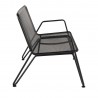 Woodard Turner Love Seat with Optional Cushion - Side