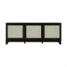 Manhattan Comfort Sheridan 62.99 Modern Cane TV Stand In Black Front - Manhattan Comfort Sheridan 62.99 Modern Cane TV Stand In Black Front