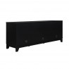 Manhattan Comfort Sheridan 62.99 Modern Cane TV Stand In Black Back