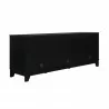 Manhattan Comfort Sheridan 62.99 Modern Cane TV Stand In Black Back - Manhattan Comfort Sheridan 62.99 Modern Cane TV Stand In Black Back