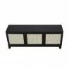 Manhattan Comfort Sheridan 62.99 Modern Cane TV Stand In Black Top - Manhattan Comfort Sheridan 62.99 Modern Cane TV Stand In Black Top