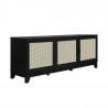 Manhattan Comfort Sheridan 62.99 Modern Cane TV Stand In Black Right View