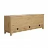 Manhattan Comfort Sheridan 62.99 Modern Cane TV Stand In Nature Back - Manhattan Comfort Sheridan 62.99 Modern Cane TV Stand In Nature Back