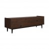 Manhattan Comfort Duane 59.25 Modern Ribbed TV Stand in Dark Brown And Black Back