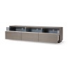 J&M Furniture W TV023 Grey Veneer Side View