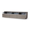 J&M Furniture W TV023 Grey Veneer Side View