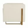 Sunpan Penley Armchair - Zenith Alabaster - Side Angle - Sunpan Penley Armchair - Zenith Alabaster - Side Angle