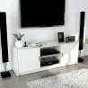Anderson Teak Ashley 63" TV Stand - Angled Lifestyle - Anderson Teak Ashley 63" TV Stand - Angled Lifestyle