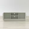 Anderson Teak Ashley 63" TV Stand - Front and Opened - Anderson Teak Ashley 63" TV Stand - Front and Opened