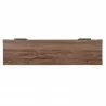 Manhattan Comfort Richmond 60" TV Stand with 2 Drawers and 4 Shelves in Brown Top - Manhattan Comfort Richmond 60" TV Stand with 2 Drawers and 4 Shelves in Brown Top