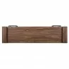 Manhattan Comfort Richmond 60" TV Stand with 2 Drawers and 4 Shelves in Brown Bottom - Manhattan Comfort Richmond 60" TV Stand with 2 Drawers and 4 Shelves in Brown Bottom