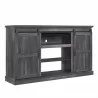 Manhattan Comfort Myrtle 60" TV Stand with 2 Sliding Doors in Heavy Brown - Manhattan Comfort Myrtle 60" TV Stand with 2 Sliding Doors in Heavy Brown