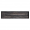 Manhattan Comfort Myrtle 60" TV Stand with 2 Sliding Doors in Heavy Brown Bottom