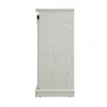 Manhattan Comfort Myrtle 60" TV Stand with 2 Sliding Doors in Cream Oak Side