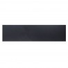 Manhattan Comfort Brighton 60" TV Stand with Glass Shelves and Media Wire Management in Onyx Top