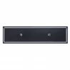Manhattan Comfort Brighton 60" TV Stand with Glass Shelves and Media Wire Management in Onyx Back - Manhattan Comfort Brighton 60" TV Stand with Glass Shelves and Media Wire Management in Onyx Back