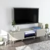 Anderson Teak Altus 59" TV Stand - Angled Lifestyle - Anderson Teak Altus 59" TV Stand - Angled Lifestyle
