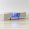 Anderson Teak Altus 59" TV Stand - Angled and Closed