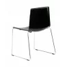 Molded Polypropylene and Aluminum Legs - TWEET S - Back - Molded Polypropylene and Aluminum Legs - TWEET S - Back