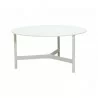 Cane-Line Twist Coffee Table, Large White, Cane-line HI-Core - Cane-Line Twist Coffee Table, Large White, Cane-line HI-Core