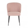 Sunpan Ivana Dining Chair in Soho Blush - Front Angle