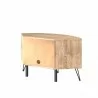 Crawford and Burke Cambria Reclaimed Wood 43" Corner Media Stand, Back Angle - Crawford and Burke Cambria Reclaimed Wood 43" Corner Media Stand, Back Angle