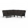 Monterey Sectional in Spectrum Carbon w/ Self Welt - Front Side Angle