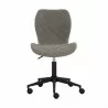 Sunpan Lyla Office Chair Black in Antique Grey - Front Angle  - Sunpan Lyla Office Chair Black in Antique Grey - Front Angle 