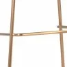 Sunpan Odesa Barstool - Dillon Cream - Base Closeup Angle - Sunpan Odesa Barstool - Dillon Cream - Base Closeup Angle