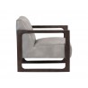 Sunpan Joaquin Lounge Chair Bravo Metal - Side Angle