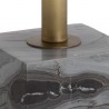 Sunpan Kata Bistro Table in Grey Marble 32'' - Base Angle