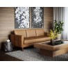Sunpan Karmelo Sofa  Cognac Leather -  Lifestyle