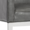Sunpan Orest Lounge Chair - Cantina Magnetite - Seat Closeup Angle