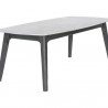 Sunpan Keldon Dining Table - 82.75" - Front Side Angle