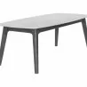 Sunpan Keldon Dining Table - 82.75" - Front Side Angle - Sunpan Keldon Dining Table - 82.75" - Front Side Angle