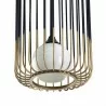 Sunpan Circa Pendant Light in Medium- Closeup Angle - Sunpan Circa Pendant Light in Medium- Closeup Angle