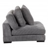 Moe's Home Collection Tumble Slipper Chair - Charcoal - Side Angle