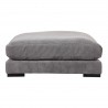 Moe's Home Collection Tumble Ottoman - Charcoal - Front Angle