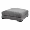 Moe's Home Collection Tumble Ottoman - Charcoal - Front Side Angle - Moe's Home Collection Tumble Ottoman - Charcoal - Front Side Angle