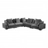 Moe's Home Collection Tumble Classic L Modular Sectional, Charcoal Grey - AngleMoe's Home Collection Tumble Classic L Modular Sectional, Cappucino - Angle